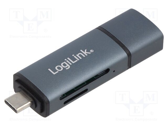 Cititor carduri LOGILINK USB A și USB C, memorie USB 3.2 5Gbps