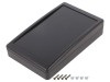 Carcasă desktop SUPERTRONIC ABS neagră PP082N-S cu compartiment baterie 90x144x30 mm