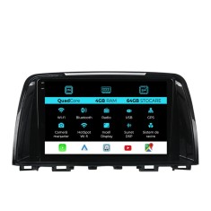 Navigatie Dedicata Mazda 6 (2013-2015),QuadCore, 9Inch, 4Gb Ram, 64Gb Stocare, Carplay