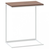 Masa laterala, alb, 55x35x66 cm, lemn compozit, DKD Home Decor