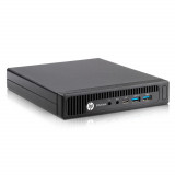 Sistem Desktop Refurbished, Procesor I5 6500T, Memorie RAM 8 GB, SSD 256 GB, Windows 10 Pro, HP ELITEDESK 800 G2 DM 35W USFF