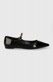 Kurt Geiger London balerini de piele Regent Flat Mary Jane culoarea negru 1277400309