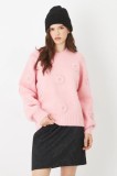 Medicine pulover din amestec de lana femei, culoarea roz, călduros