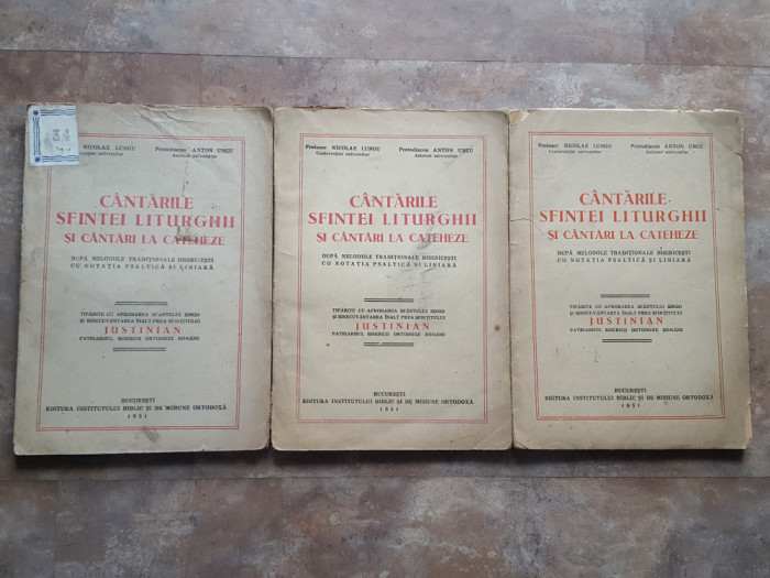 NICOLAE LUNGU &ndash; CANTARILE SFINTEI LITURGHII SI CANTARI LA CATEHEZE, 1951