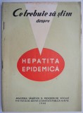 Ce trebuie sa stim despre hepatita epidemica &ndash; M. Voiculescu