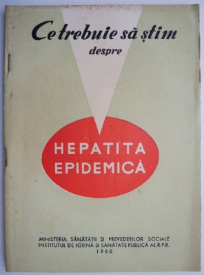Ce trebuie sa stim despre hepatita epidemica &amp;ndash; M. Voiculescu foto