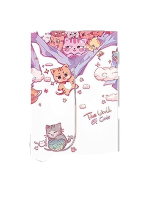 Sticker Decorativ Autocolant cu Pisicute, pentru Usa, Premium, CBD CORAL BEST DEALS Mov 60 cm 90 cm 60 cm Mov 1 Folie foto