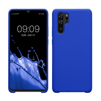 Husa pentru Huawei P30 Pro, Silicon, Albastru, 47423.134 foto