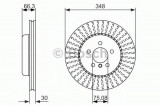 Disc frana BMW Seria 5 Touring (F11) (2010 - 2016) BOSCH 0 986 479 772