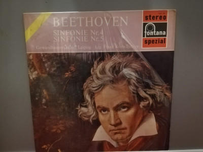 Beethoven &amp;ndash; Symphony no 4 &amp;amp; 5 (1978/EMI/RFG) - VINIL/ca Nou foto