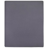 Cumpara ieftin Cearsaf de pat cu elastic, 2 buc., antracit, 180x200 cm, bumbac