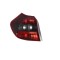 Stop, lampa spate BMW Seria 1 (E87), 09.2004-12.2006, partea Stanga, TYC, fumuriu; fara soclu bec ;
