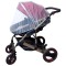 Plas&Auml; de &Egrave;&Atilde;&cent;n&Egrave;ari universal&Auml; pentru c&Auml;rucior bebe, elastic&Auml;, 140 cm, alb &acirc; protec&Egrave;ie var&Auml;, anti-insecte
