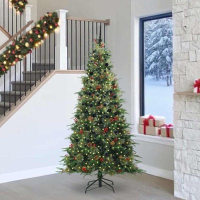 vidaXL Brad de Crăciun artificial cu ramuri articulare Verde 240 cm 3397446 foto