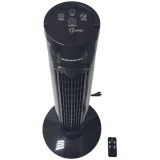 Ventilator Turn Hausberg HB-5950NG, 60W, Telecomanda, Oscilatie 70&deg;, Timer, 3 Viteze, Mod Noapte/Zi, Negru