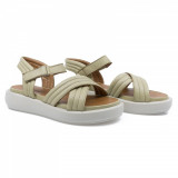 Sandale dama, Caspian, Cas-AL07, casual, piele naturala,verde, 36 - 40