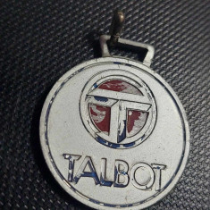 Medalie-Dinstinctie-Breloc-Emblema-logo ORIGINALA Veche Auto epoca TALBOT.RARA