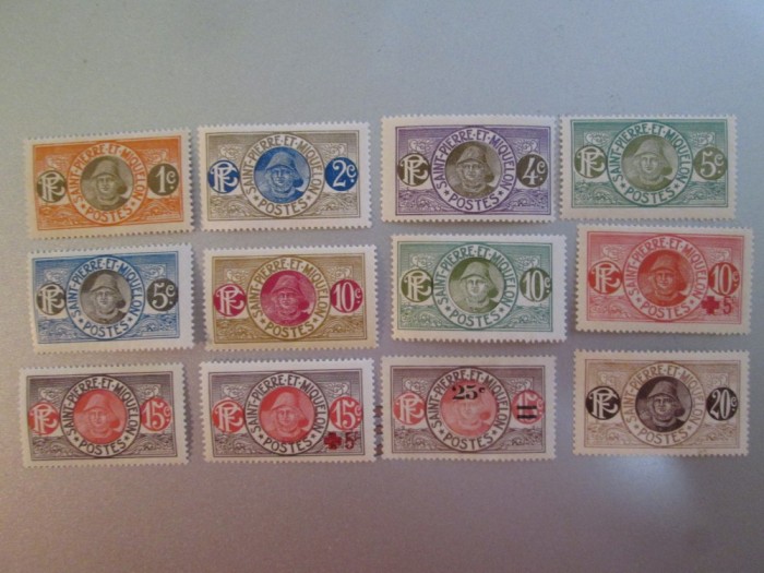 SAITNT PIERRE MIQUELON SERIE NESTAMPILATA MNH/MH-334