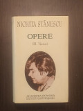 OPERE - VOL III - VERSURI - NICHITA STANESCU