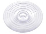 Lentilă LED Rotundă Plexiglass Transparentă 22,1mm