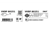 SKF VKBP 80251 set placute frana,frana disc