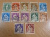 Lot 12 Timbre Vechi Elvetia Clasica - Helvetia Asezata, 1882-1907, Helvetia 1 Franc -A94, Stampilat