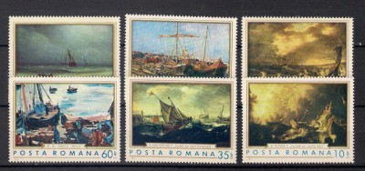 1971 - Reproduceri de arta, marina, serie neuzata foto