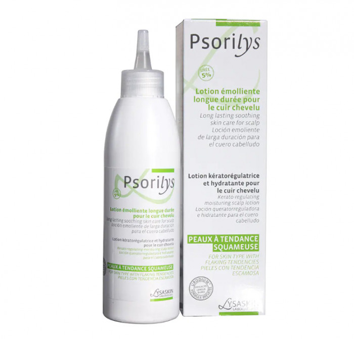 Lotiune pentru scalp Lysaskin Psorilys cu efect emolient de lunga durata, 150 ml - RESIGILAT