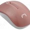 Mouse wireless NATEC alb și roz USB A, optic, 3 butoane, rază 10m