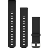 Curea ceas smartwatch Garmin, 22mm, slicon, Black