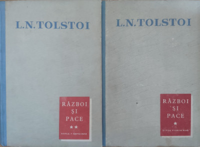Razboi Si Pace Vol.1-2 - L.n. Tolstoi ,557705 foto