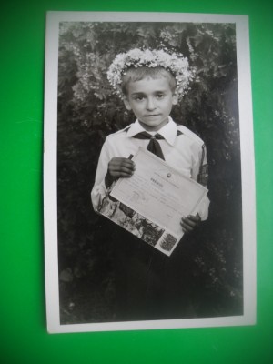 HOPCT 453 J COPII PIONIER / PIONIERI PREMIANTI -FOTOGRAFIE VECHE-TIP CP foto