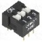 Intrerupator DIP, 2 pozitii, montare THT, 3 sectiuni, OMRON OCB - A6E-3104-N