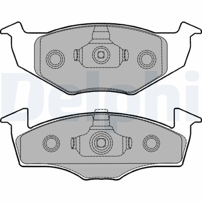 DELPHI LP1249 set placute frana,frana disc foto
