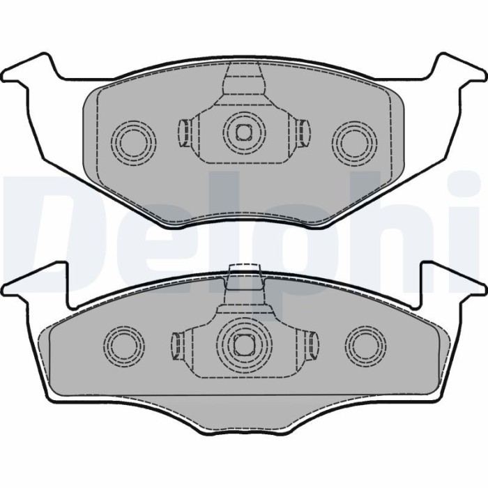 DELPHI LP1249 set placute frana,frana disc