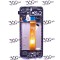 Display Samsung SM-A047 A04s BLACK ( Service Pack )