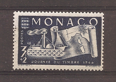 Monaco 1946 - Ziua Timbrului, MNH