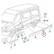 Bandou aripa Mercedes Sprinter 209-524, 07.2006-10.2013, Vw Crafter (2e), 12.2005-04.2017, Spate, partea Stanga, partea din Fata, - doar pt modelul S
