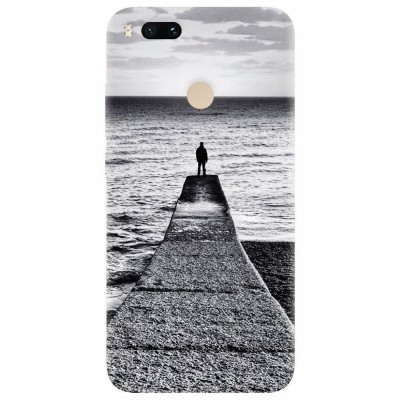 Husa silicon pentru Xiaomi Mi A1, Abstract Dock Man Grey foto