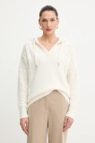 Morgan pulover culoarea bej, light, MBALOU
