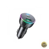 Incarcator Auto Joyroom JR-CL26 70W 4.8A 1 x USB-A - 2 x USB-C Negru