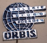 I.387 INSIGNA STICKPIN POLONIA TURISM ORBIS Polish Travel Agency