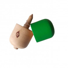 Kendama Pill, Verde/Lemn, 11 cm, 26KD