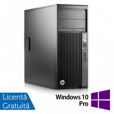 Workstation HP Z230 Tower, Intel Xeon Quad Core E3-1245 v3 3.40GHz-3.80GHz, 16GB DDR3, 1TB SATA, DVR-RW, nVidia GT640 1GB + Windows 10 Pro foto