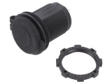 Alimentator USB A cu 2 socluri Tens 12-24VDC negru, 4Carmedia