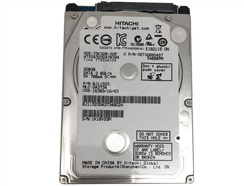hdd hard disk Hitachi HTS543232A7A384 HGST Travelstar Z5K320 320GB 320 GB SATA