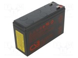 Acumul: plumb-acid 12V AGM nu necesită &icirc;ntreţinere 24W