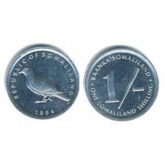 Somaliland 1994 - 1 shilling, pasare, UNC