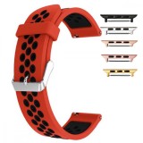 Cumpara ieftin Curea silicon, compatibila Apple Watch 9|8|7|6|5|4|3|2|1 Series, 41mm|40mm|38mm, Black Lava, Very Dream