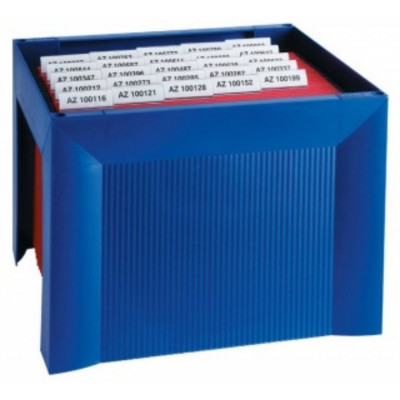 Suport Dosare Suspendabile, 360x320x264 mm, Polistiren, Capacitate 35 Dosare, Albastru, Suport pentru Documente, Organizator Dosare Suspendabile foto